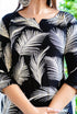 Designer Black Petal Coord Set